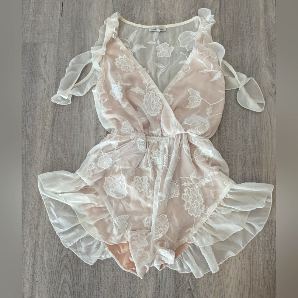 Boho-elegant Romper